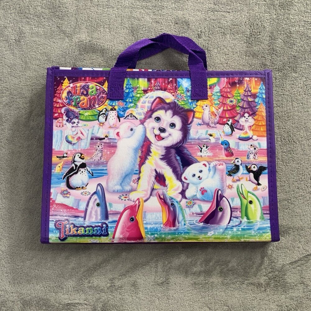Lisa Frank Art Case Tikanni Trifold Portfolio On the Go Storage Complete Set - Picture 10 of 10